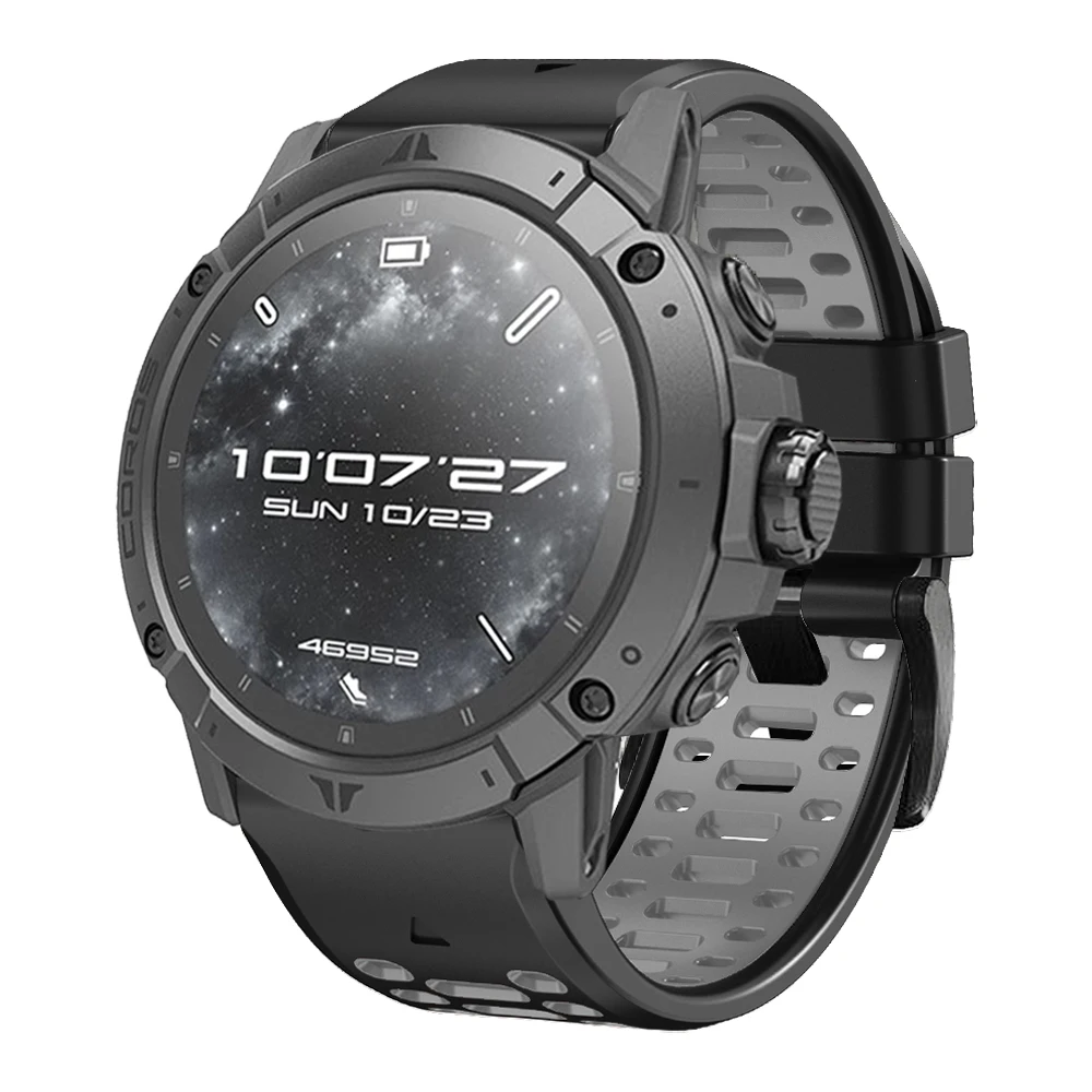 Coros vertix,2s,2トーンの交換用時計バンド,リストバンド,ブレスレットアクセサリー,スポーツ,2トーン用のソフトシリコンストラップ