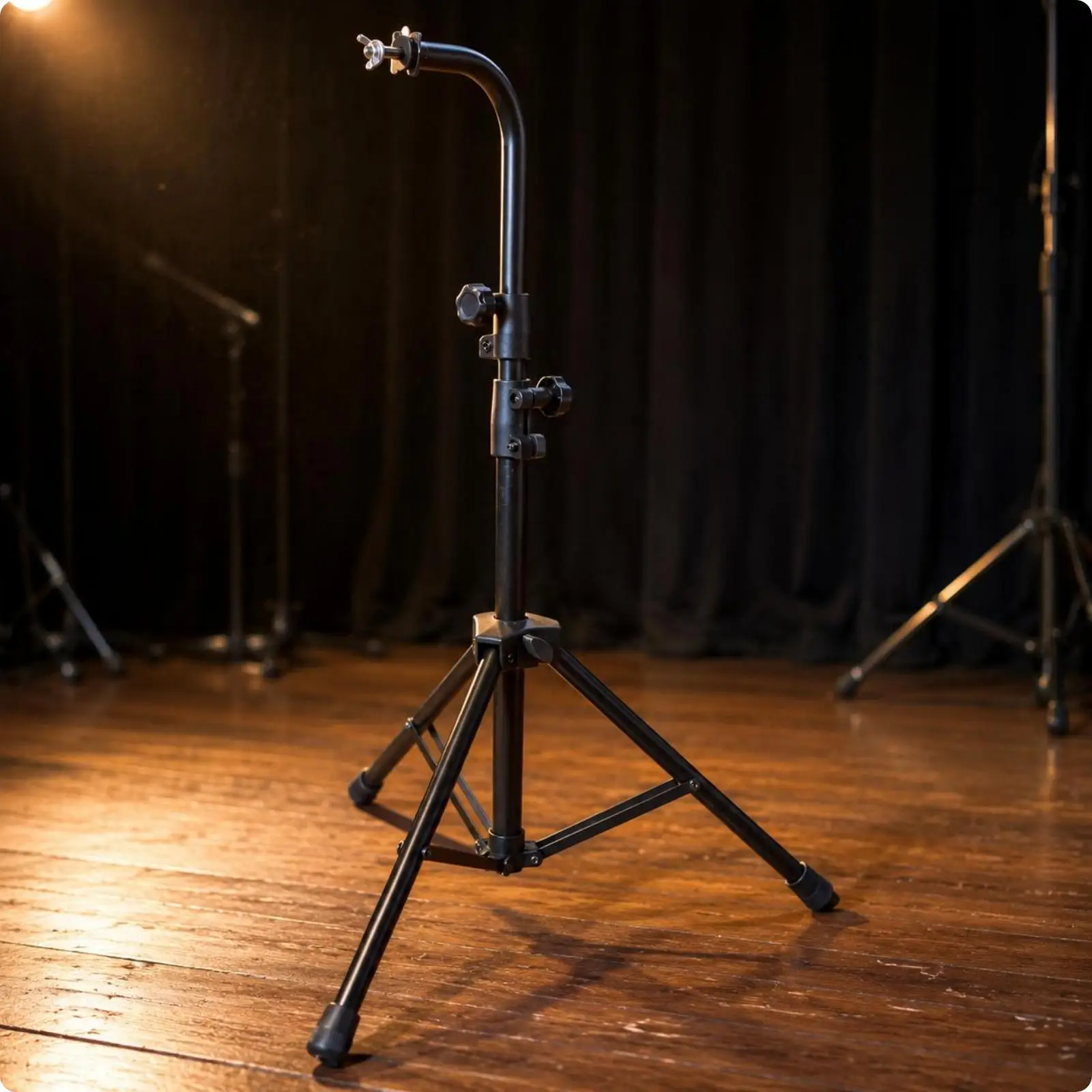 Floor Tripod Stand Adjustable Height Wind Tuned Percussion Stand Stand Portable
