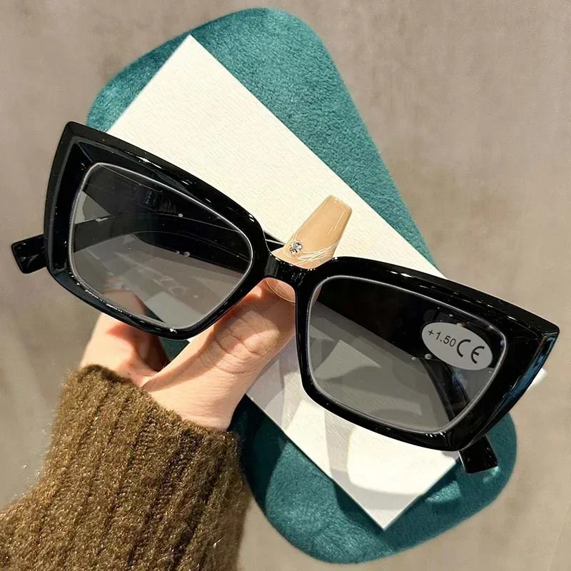 2025 New Fashionable Square Frame Personalized Women's Myopia Sunglasses Outdoor Neutral High Quality Driving Sunscreen Glasses