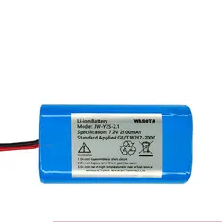 JW-Y2S-2.1 15.12Wh 7.2v 2100mAh Rechargeable Lithium Battery Pack
