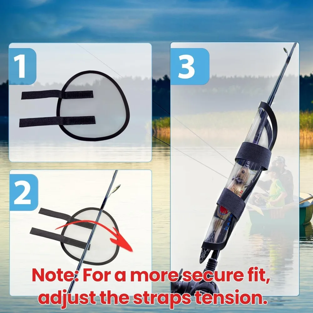 

New Fishing Supply Bait Protector Portable Easy to Use Lure Cover Transparent PVC Fishing Lure Covers