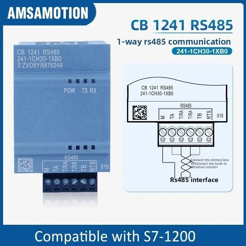 241-1CH30-1XB0 Signal Board SB RS485 CB1241 Suitable for Siemens S7-1200 CPU 1214 Communication S71200 AMSAMOTION