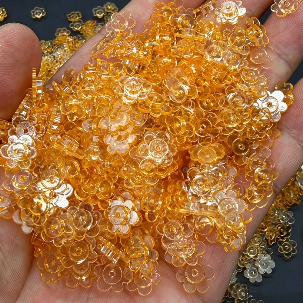 10mm 6 Petal Flower Particles 100g Crunchy Slime Fillers Squeeze Ball Fillers Pinch Heart Shape Stuffing Building Blocks