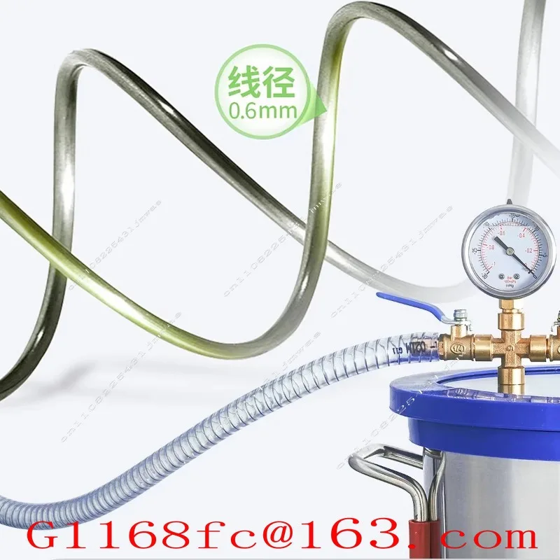 Vacuum Defoaming Bucket Laboratory Stainless Steel Defoaming Bucket Vacuum Pumping