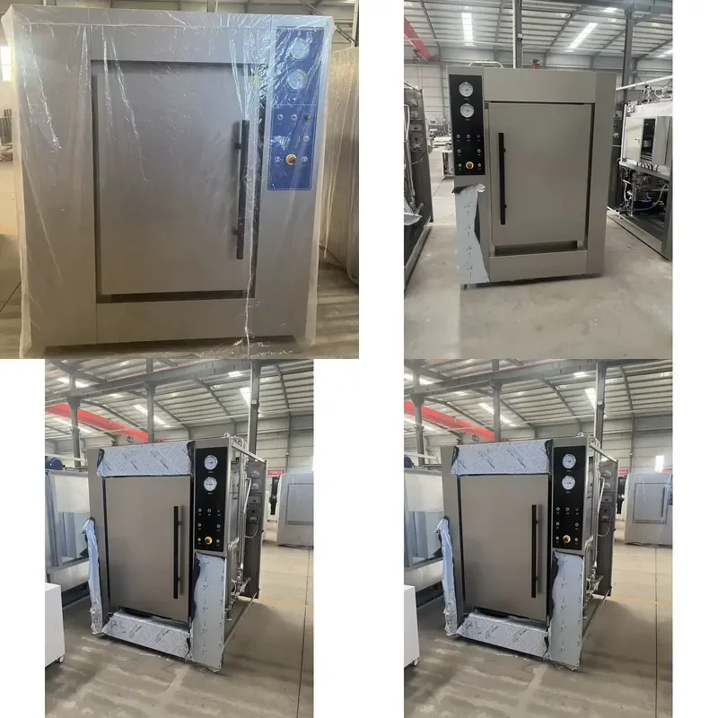 26 AST-0.65SF 650L Pulse Vacuum Steam System--Manual Dual Sliding Doors, Stainless Steel Chamber for Medical & Lab Use