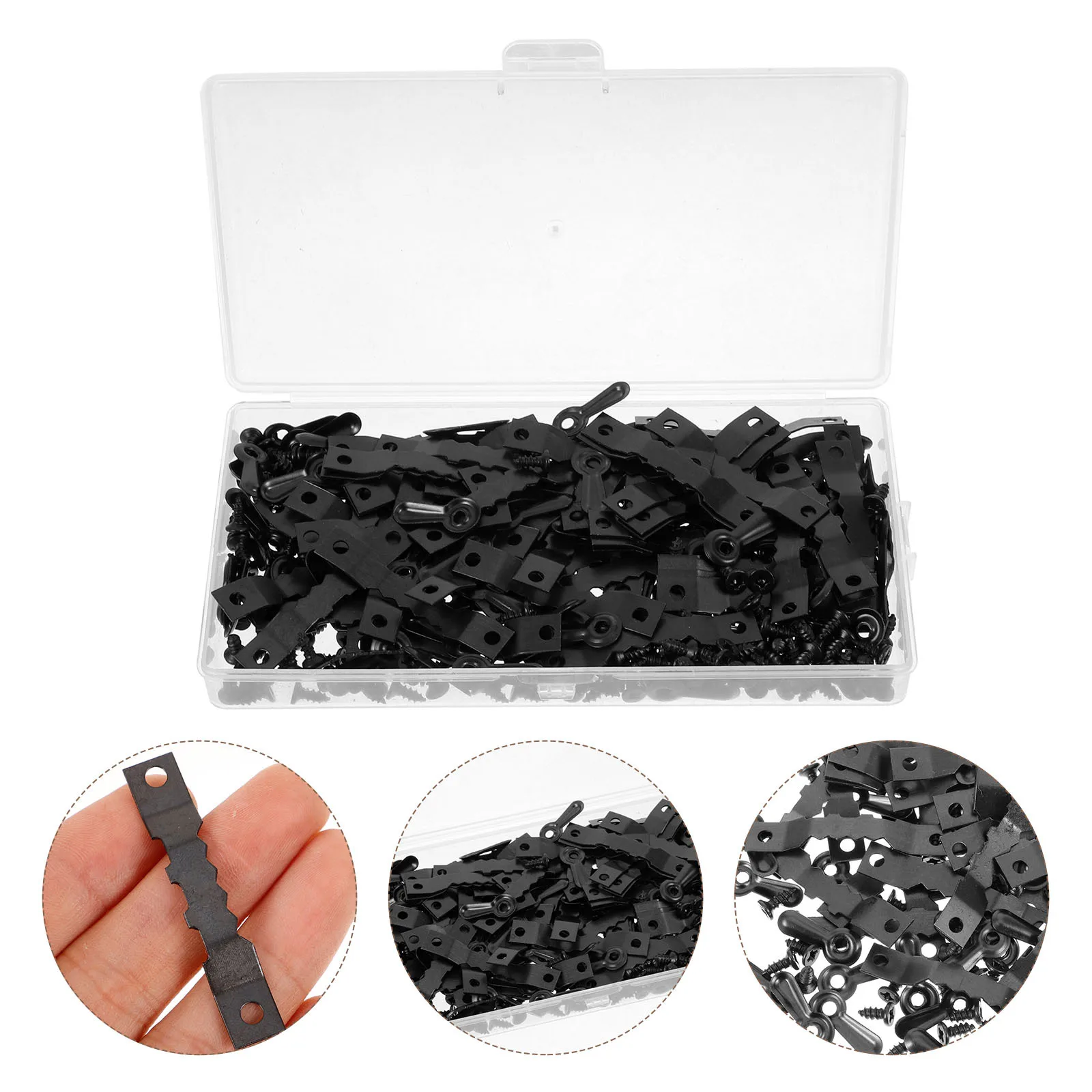 1Set Metal Picture Frame Backing Clips Turn Button Screw Fasteners Reliable Photo Frame Hardware DIY Photo Frames Fixing