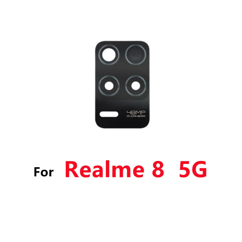 For Oppo Realme 5 6 7 Pro 8 5G 5i 6i Global C3 C21 C25 C25S XT X2 Pro Rear Back Camera Glass Lens Cover with Adhesive Sticker