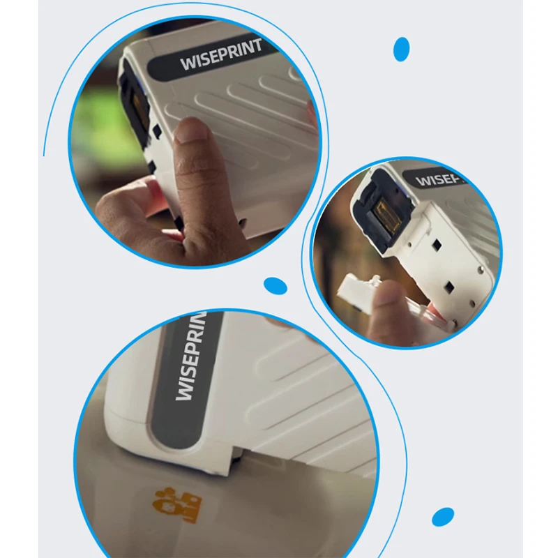 

Inkjet Printers WiFi Smart with Ink Cartridge Production Date Supermarket Price Handheld Note Batch Number QR Bar Coding Printer