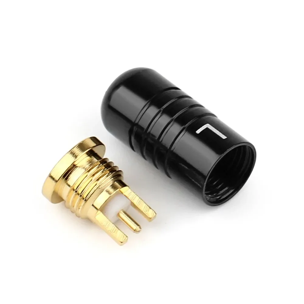 Jack Female MMCX Pins HiFi Headphone Pin Jack For UE900 SE535 SE215 W10 W20 W30 Earphone Audio Plug Solder Wire Connector