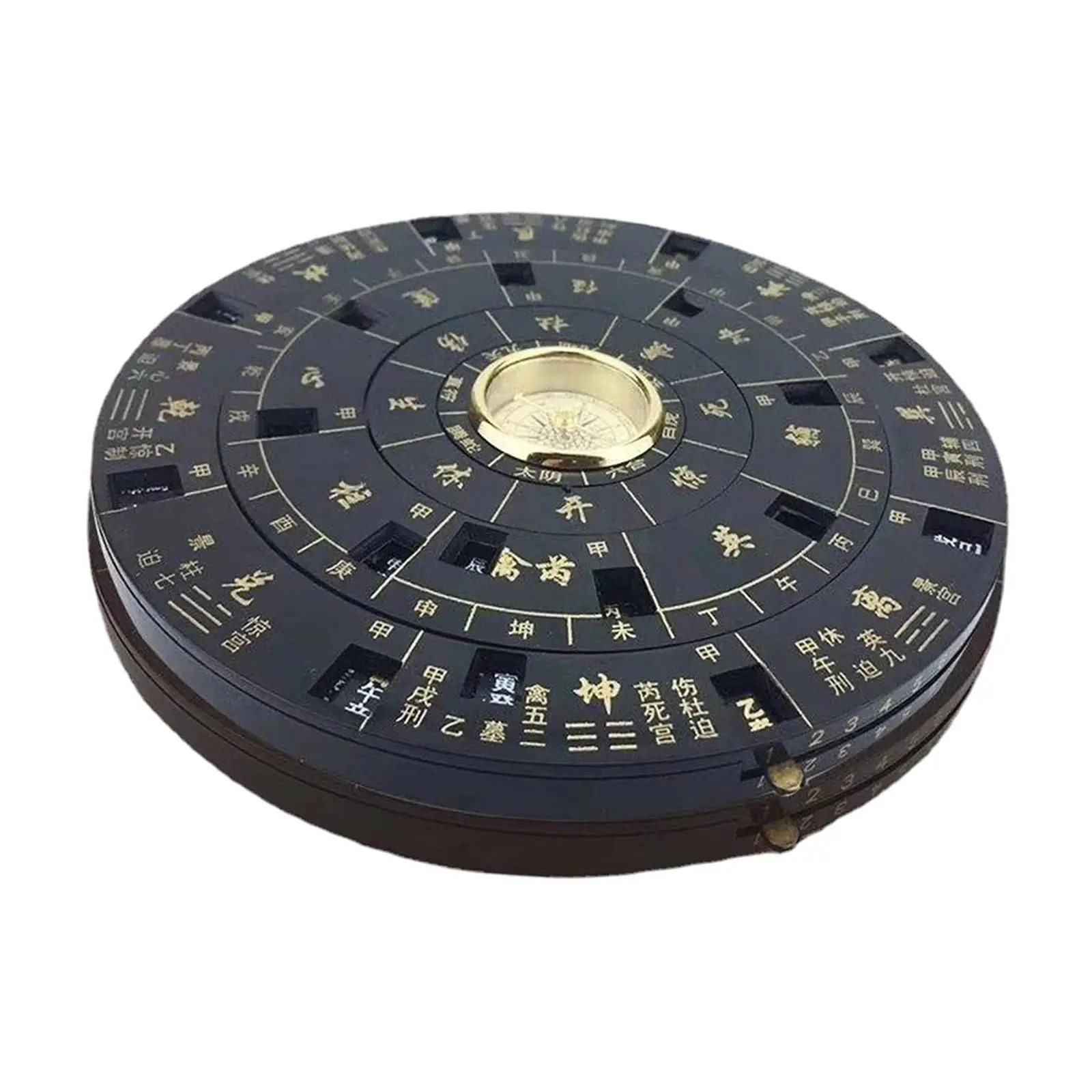 

Feng Shui Compass Bagua Professional Portable Easy to Use Dragon Phoenix Pattern Ancient Chinese Compass Vintage Accessories
