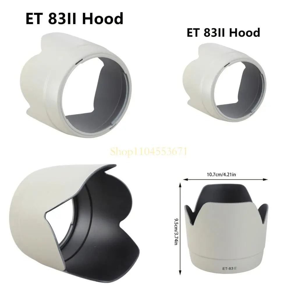 Best Seller On White Lens Hood ET83II Lens Shade Lens Sunshades Compatible for EF70-200mm f/2.8LUSM Camera Lens Sunshades