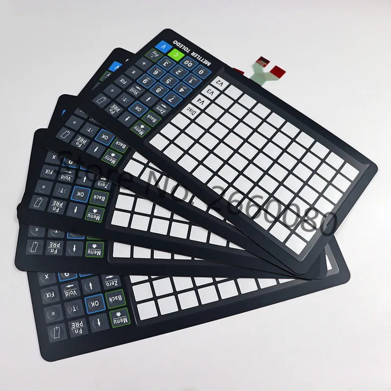 

5pcs/lot bPLus Keyboard for Mettler Toledo BPlus b Plus Scale Keyboard Overlay Film in English Language