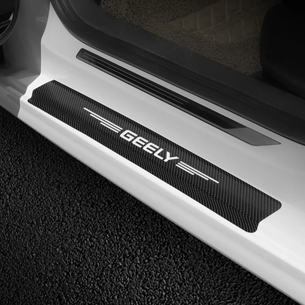 For Geely Tugella Coolray Geometry C GC6 GC9 Emgrand EC7 EC8 CK MK LC Panda Atlas Car Door Sill Sticker Accessories Threshold view 5