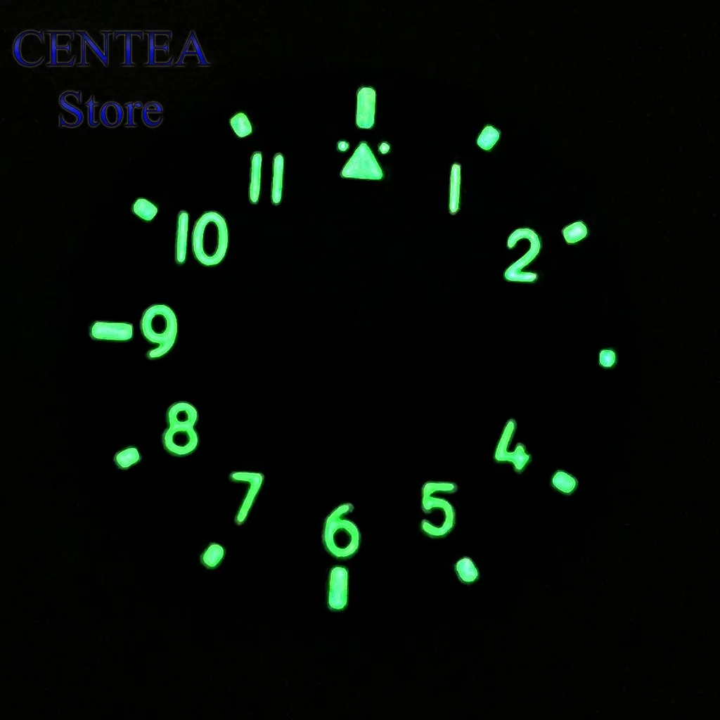 RICHUS 시계 다이얼, 무균, 블랙, 화이트, 블루, 그린, NH34, NH35 무브먼트 핏, 3 O'clock 크라운, 3.8 O'clock 크라운, 29mm