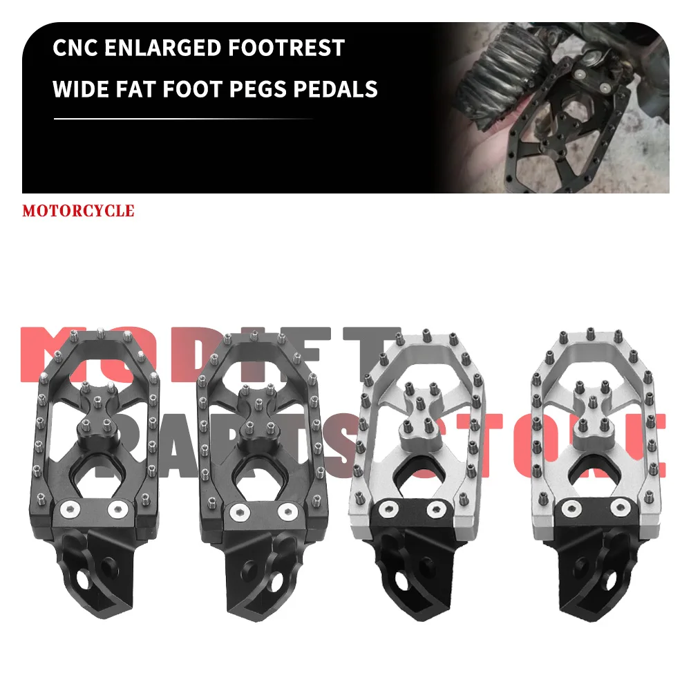 

Foot Pegs For Suzuki DR250 DR350 DR 350 250 200 1990-2023 Enlarged FootRest Wide Fat Foot Pegs Pedals DR-Z250 DRZ125 DR200 RM85