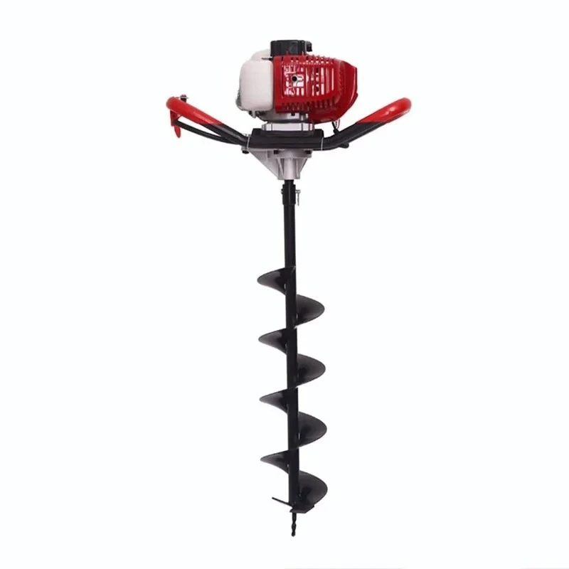 two-stroke handheld ground drilling excavator planting tree high-power drill drilling machine garden
