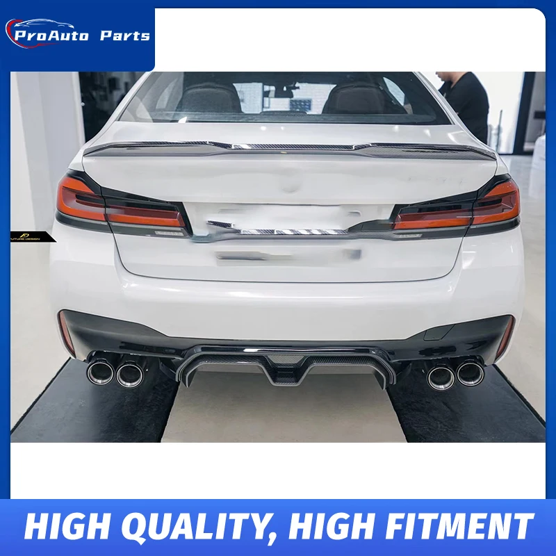 Cs Style Dry Carbon Rear Diffuser For Bmw F90 M5 Cs Style Dry Carbon Rear Lip Bmw 5s Dry Carbon Rear Lip