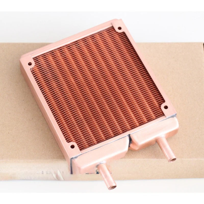 Water Cooling 120 Series Straight Port Full Red Copper Water Cooling Heat Exchanger Heat Sink