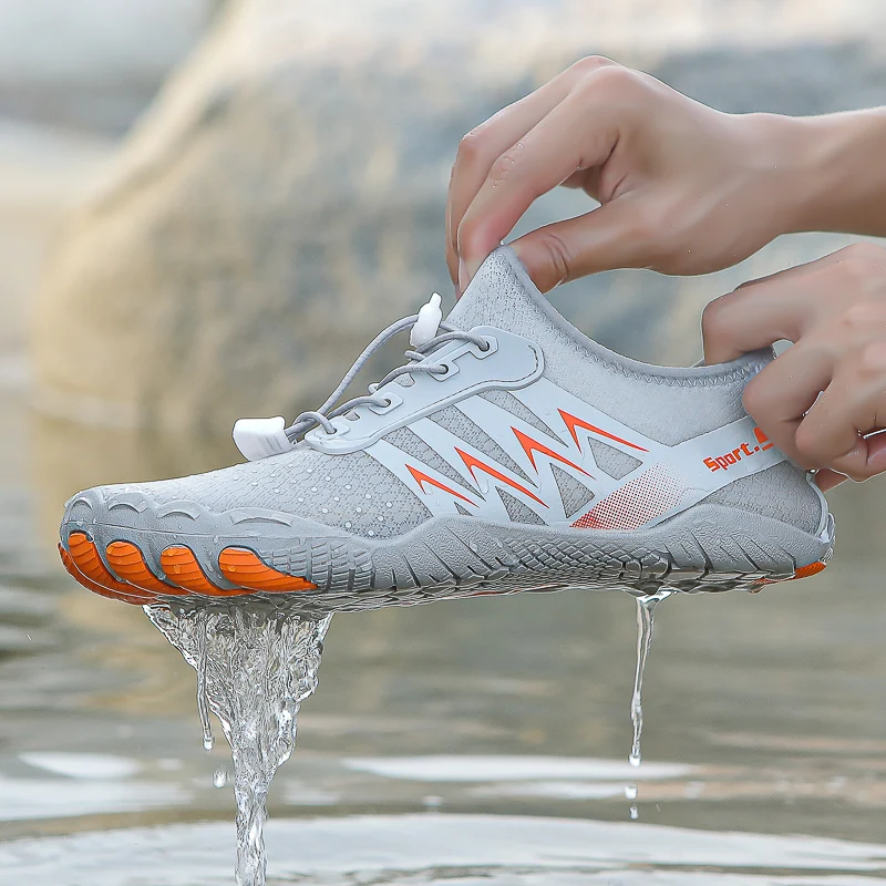 

Men's New Arrival Water Shoes Aqua Shoes Quick Dry Anti-Slip Five-Finger Wear-Resistant High-Quality Sneakers Size 35-46