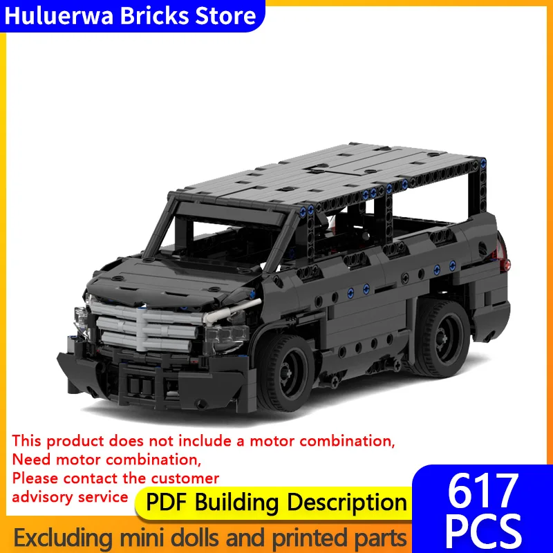 

City Car Model MOC Building Bricks Class V Multi-Purpose Vehicle Modular Technology Gifts Holiday Assemble Children Toys Suit