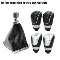 For Ford Kuga I MK1 2008-2012 C-MAX 2007-2010 Gear Shift Knob Lever Change Head Gearbox Shifter Cover Car Accessories