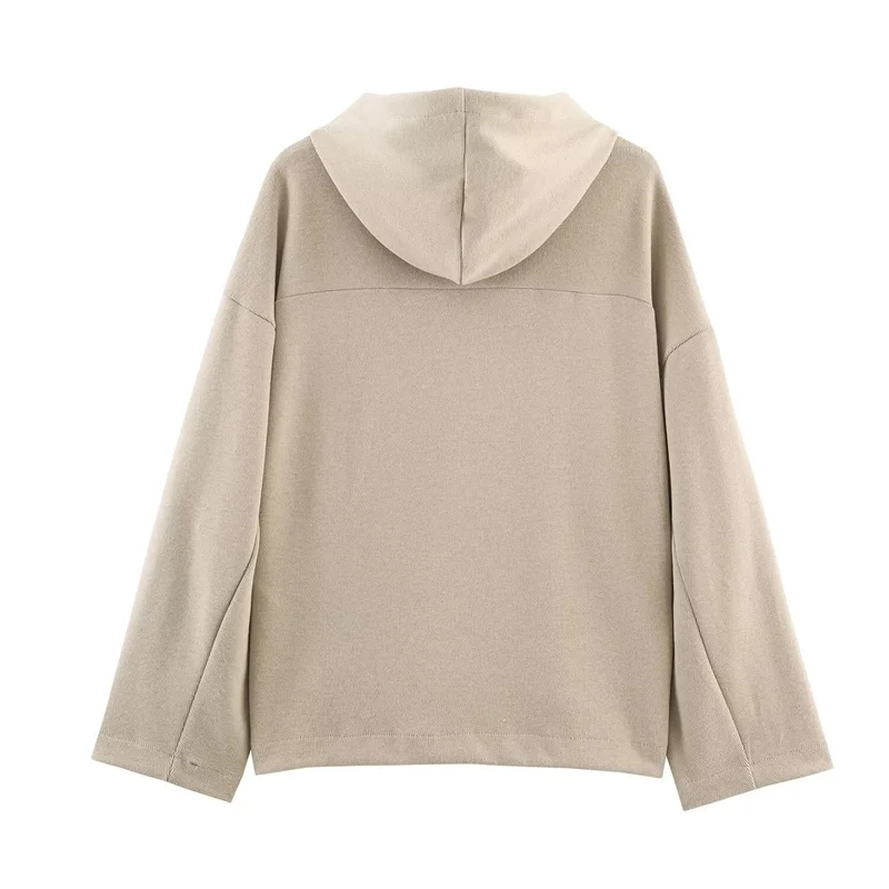 Conjunto de sudadera con capucha y pantalones de pierna ancha de tela suave para mujer, ropa deportiva informal, nuevo conjunto de dos piezas para otoño 2025