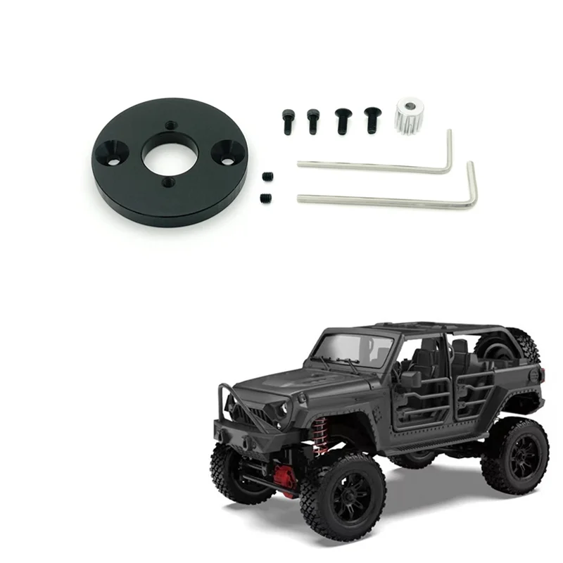 Convertisseur de moteur avec engrenage 13T pour voiture RC, accessoires de pièces de mise à niveau, 390 à 540/550, MN86S, MN86, MN86KS, MN86K, MN128, 1/12, 3