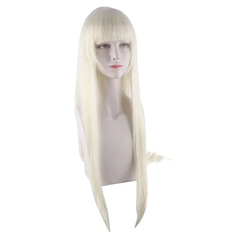 

Women Long Wig Milk Golden Wig Anime Cosplay Hair Synthetic Cosplay Wig