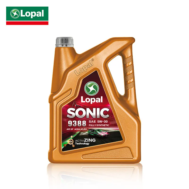 Lopal SONIC 9388 5W-30 A5/B5 SP 4L Olio motore per auto Protezione avanzata 4L Lubrificante Olio motore completamente sintetico per auto Europen
