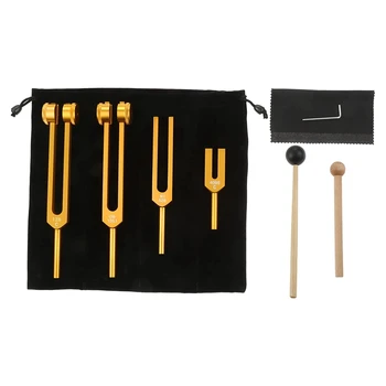 Ensemble de diapason Chakra, 4 pièces, 4096C, MI528, ogeneC, OM136.1