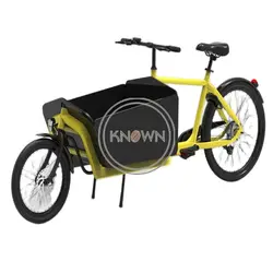 2 Wheel Alloy Electric Cargo Tricycle With Front And Rear Disc Brake Dutch Bike Bicycle Cargo Bike For Sale