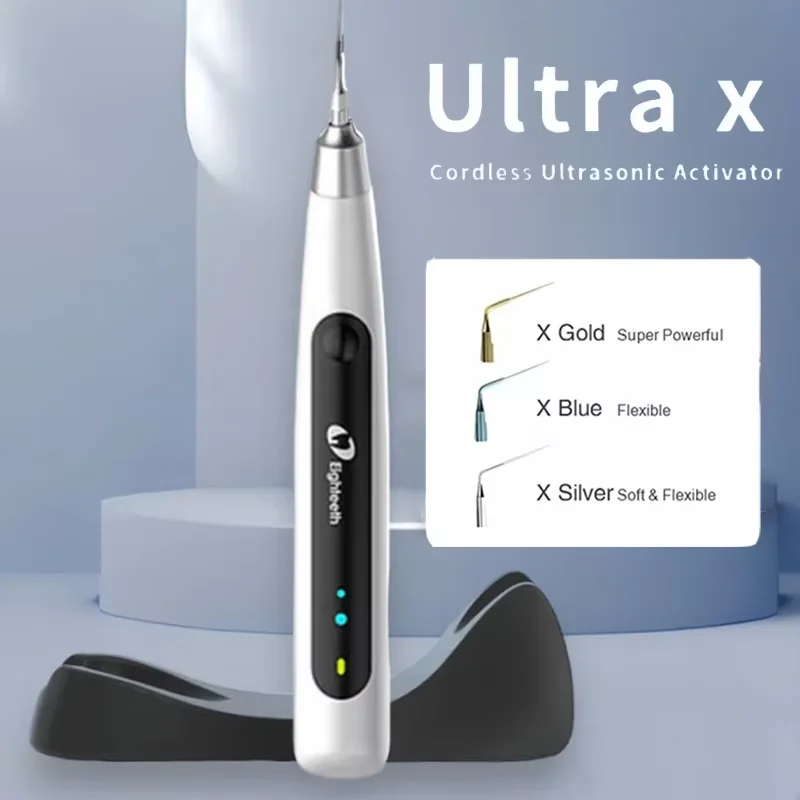 

Dental Ultrasonic Activator Ultra X Dental Wireless Endo Ultra Activator with 6 Tips For Root Canal Treatment Ultrasonic Device