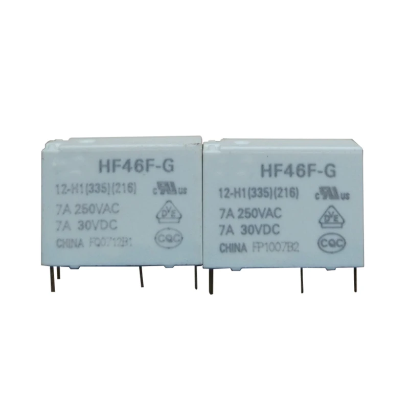 10pcs/lot Relay HF46F-G-12-H1 (335) (216) 7A Current HF46F-G / 12-H1