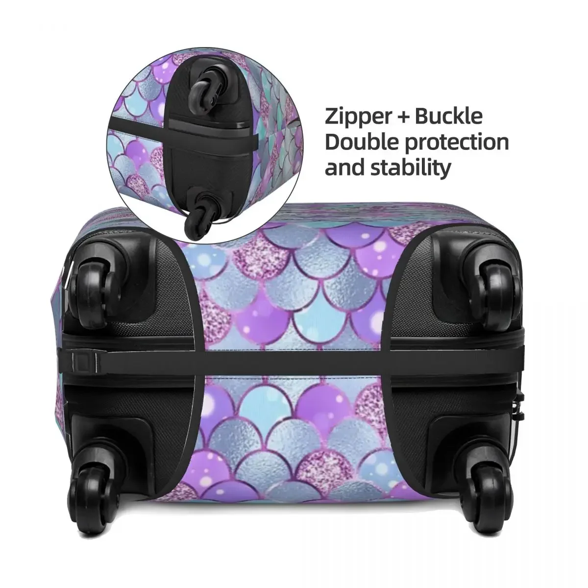 Bokeh Pattern Print Luggage Protective Dust Covers Elastic Waterproof 18-32inch Suitcase Cover Travel Accessories