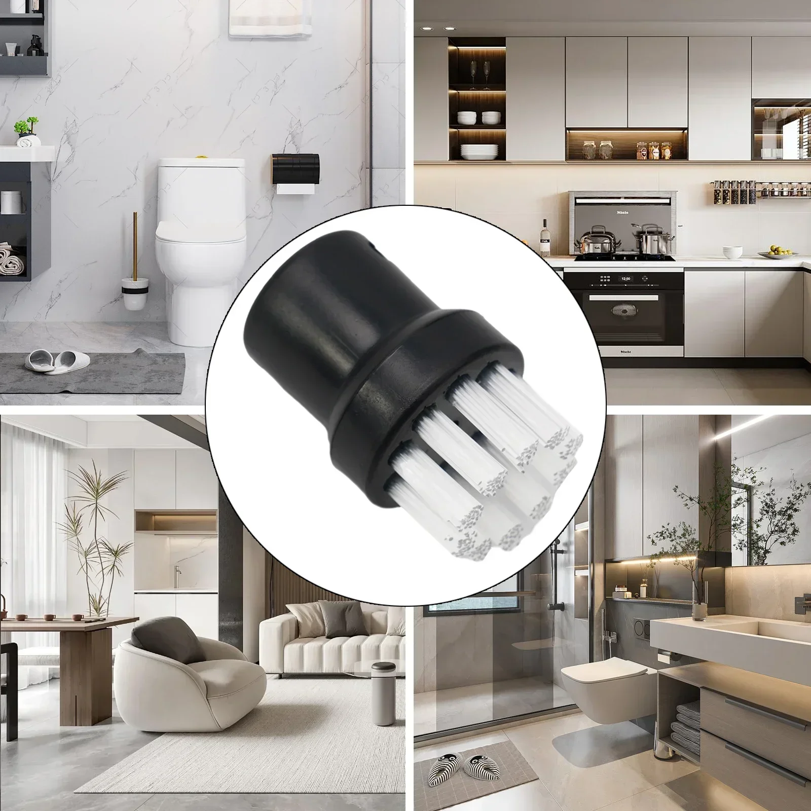 Boquillas de herramientas de cepillo de nailon para limpiadores de vapor Karcher SC1 SC2 CTK10 SC3 SC4, accesorios de repuesto, 4 Uds.