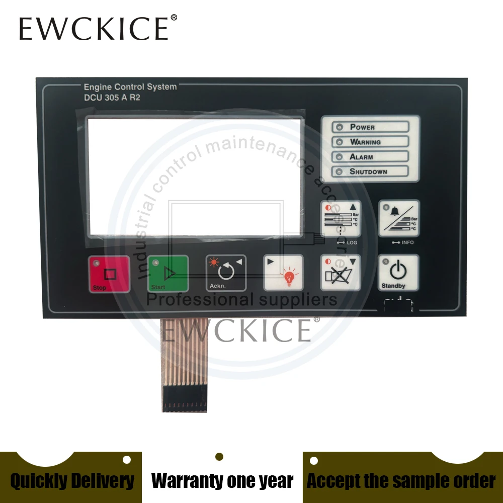 NEW DCU 305A R2 HMI TMC1000 PLC TMC1000S Membrane Switch keypad keyboard