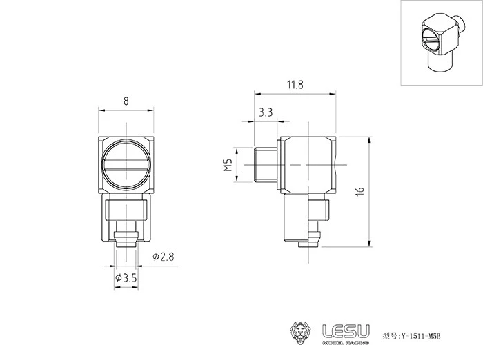 Simuliertes Hydraulikmodell, modifizierter Stahl, verzinkt, präzise gerade gebogene M5-Öldüse, 4*2,5mm Rohrinstallation – Detail 2