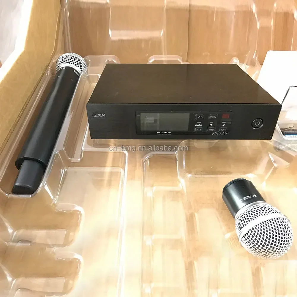 QLXD24/Beta 58 and QLXD4 Wireless Microphone Mic in High Quality with Good Price