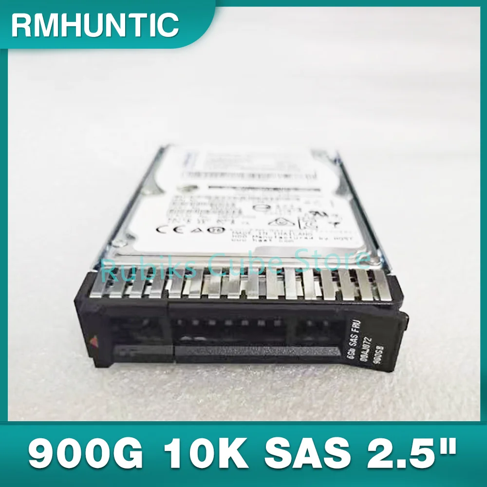 For IBM Hard Disk X3650M5 X3850X6 00AJ072 00AJ071 900G 10K SAS 2.5"