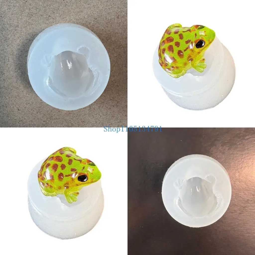 

98km Creative Frogs Silicone Mold For Epoxy Resin Art Handmade Decorations Car Interior Accessories