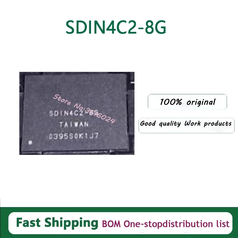 

5 шт./лот SDIN7DP4-16G BGA153 4,5 16 ГБ SDIN4C2-8G BGA169 8 ГБ SDIN4C2-4G BGA169 4 ГБ SDIN8DE1-8G BGA153 4,5 8 ГБ