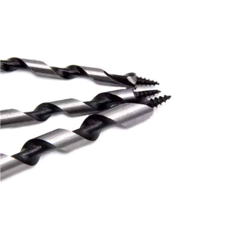 5 قطعة 100 مللي متر نجار اوجير بت 5-12 مللي متر سداسية مقبض تويست الحفر اليد دوامة مخرطة السلطة أداة اكسسوارات مجموعة المنشار