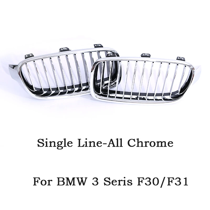 Gloss Black Chrome M Color Grille ABS Kidney OE Grill For BMW 3 Series F30 F31 F35 2012-2019 320i 328i 330i 340i Accessories image 3