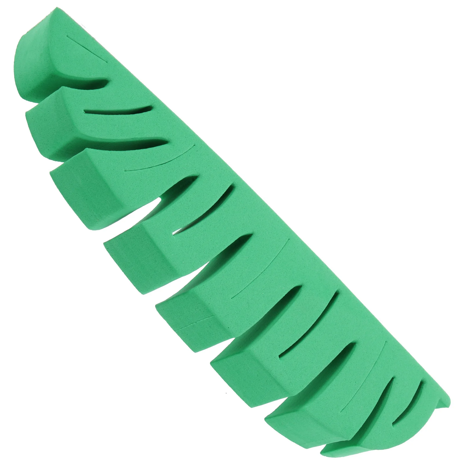 Soporte para brochas de maquillaje con forma de hoja de montaje en pared, estante de secado adhesivo para brochas de maquillaje y cepillos de dientes, solución de almacenamiento compacta