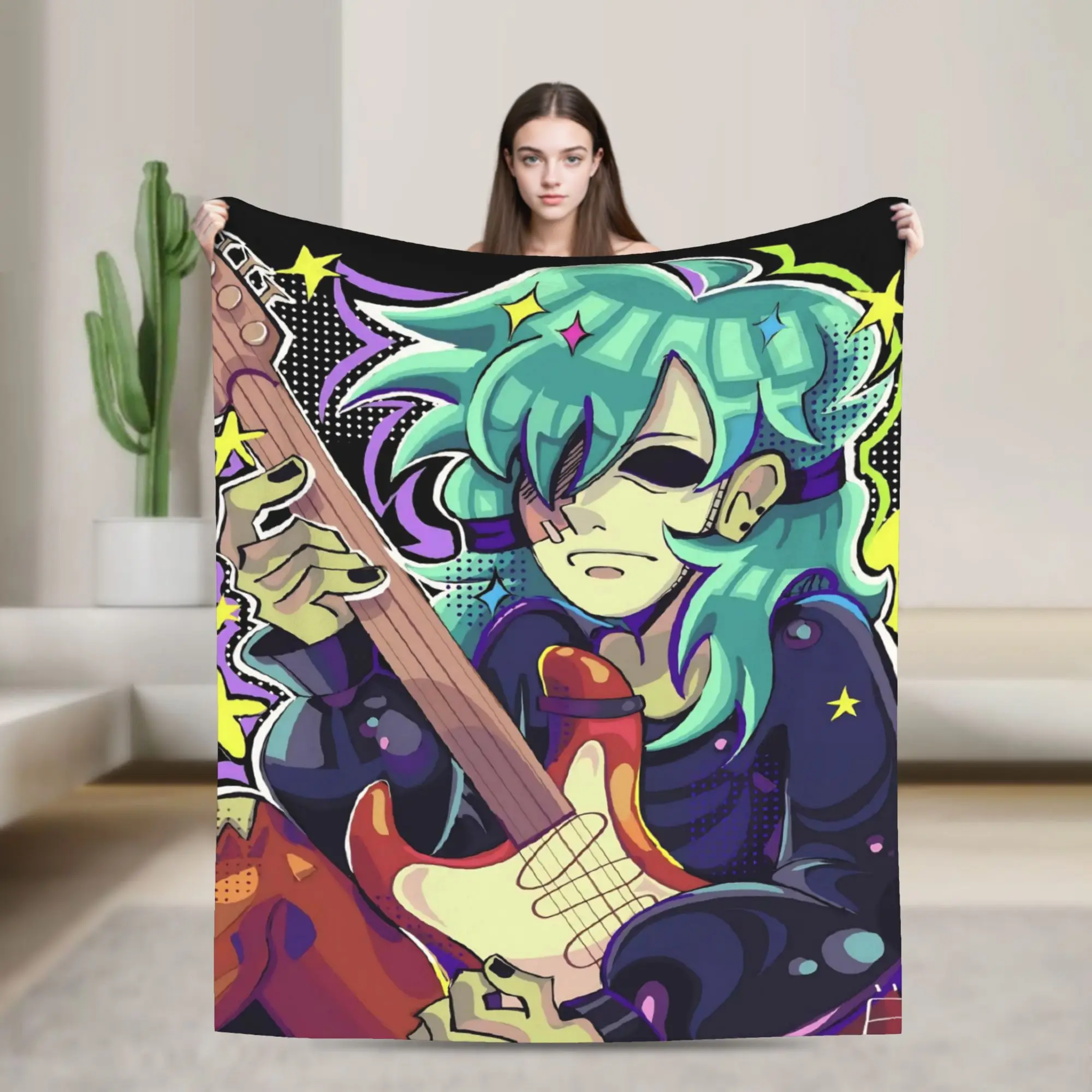 Stylish  Sally Face Sal Fisher Indie Blanket Soft Velvet  Comfortable Throw Blankets Machine Washable