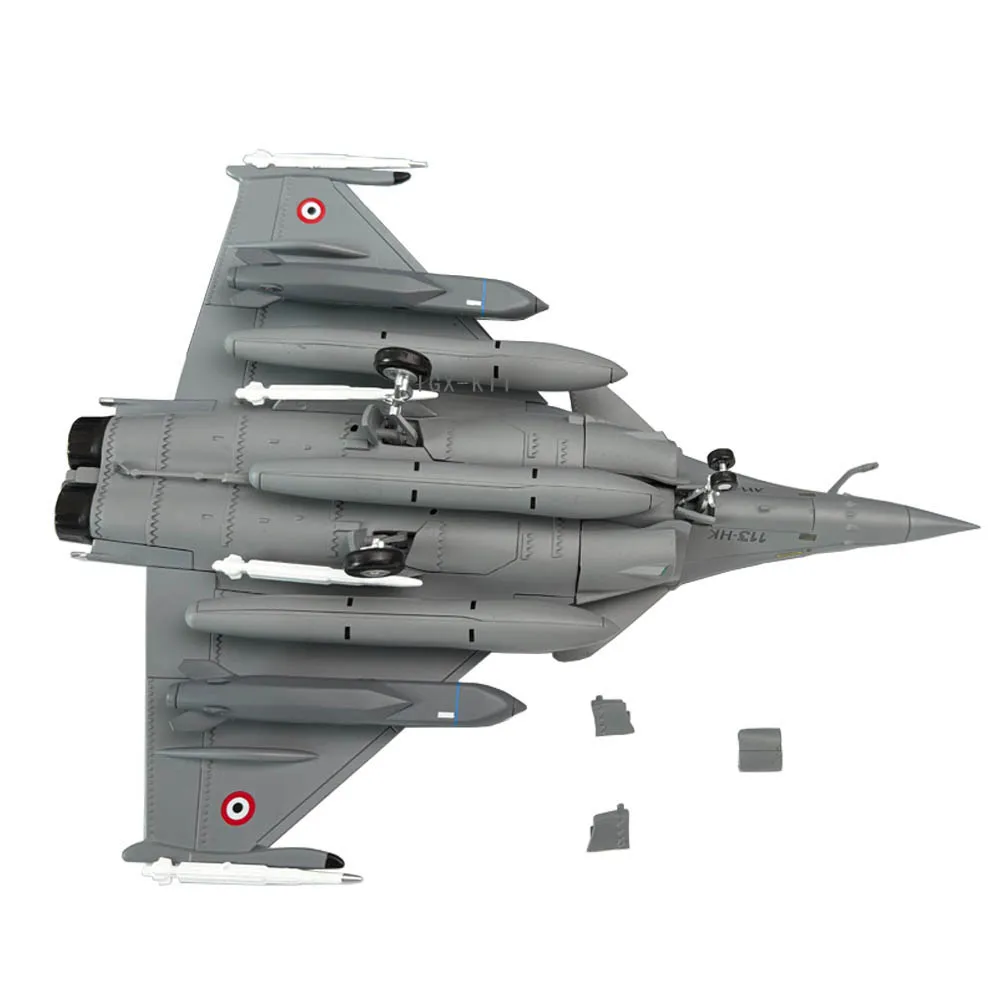 1/72 مقياس فرنسا سلاح الجو رافال مقاتلة طائرة معدنية لعبة مجسمة #6