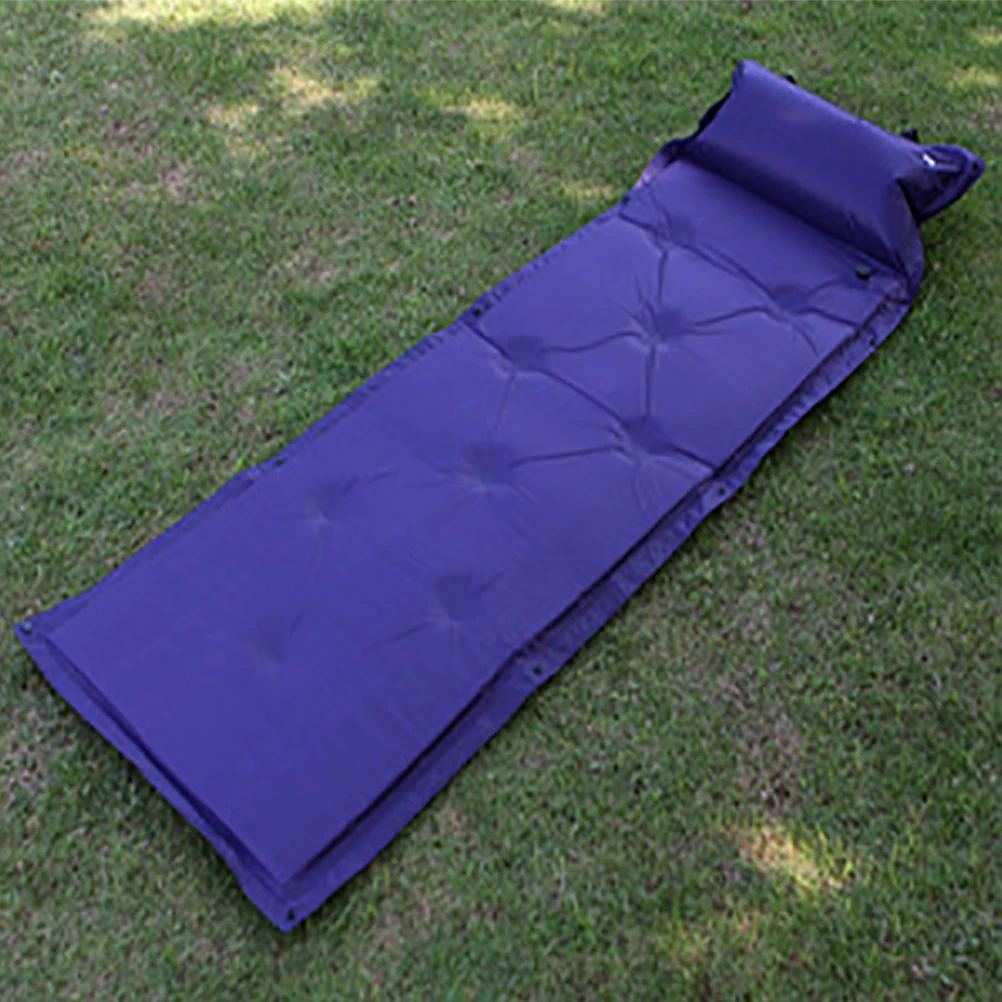 

Portable Inflatable Sleeping Pad for Camping Hiking 190T Polyester PVC Durable Lightweight Air Mattress Travel Compact Insulated