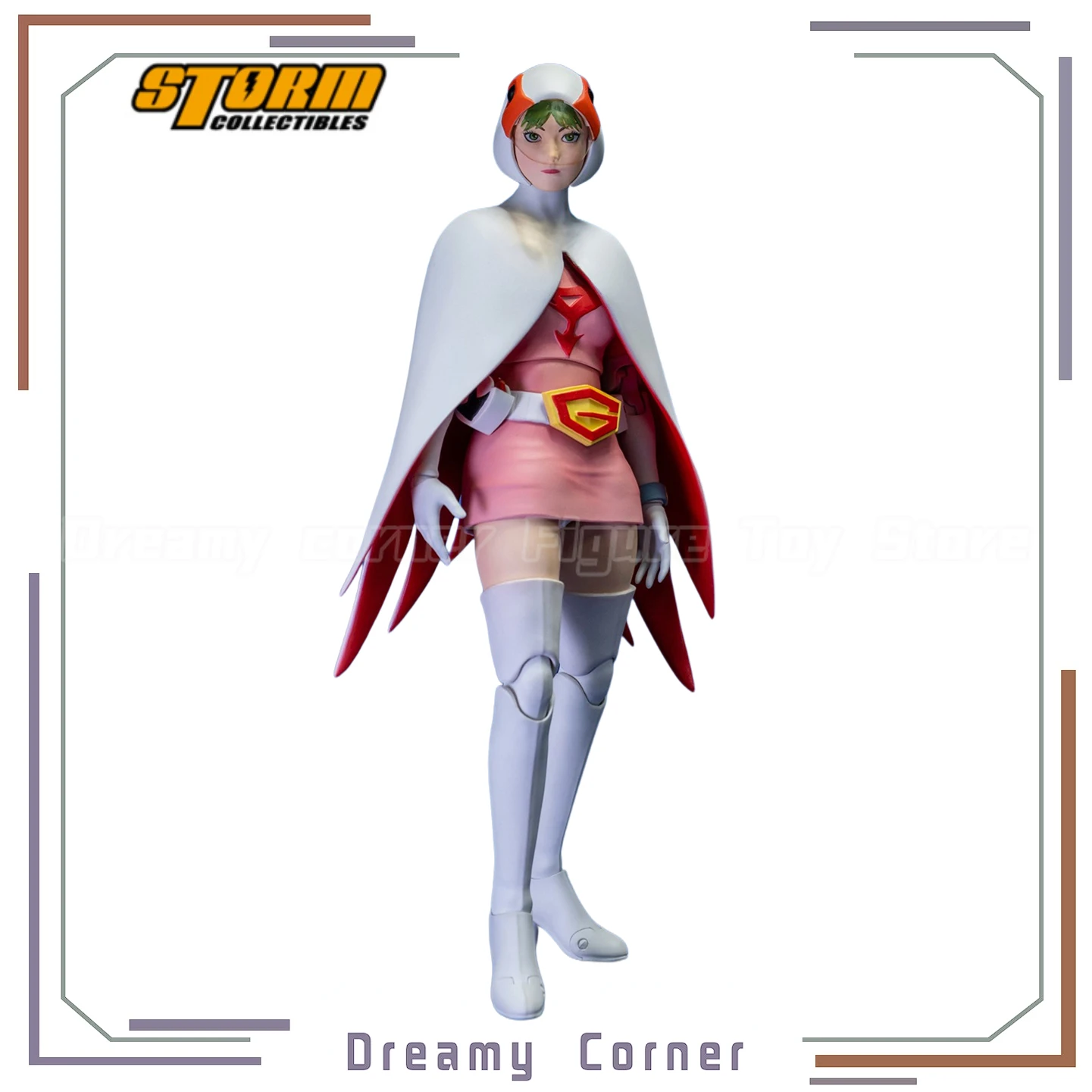 

【In stock】Original Storm Collectibles Kagaku Ninja-Tai Gatchaman JUN THE SWAN G-3 Action Figures Models Toys