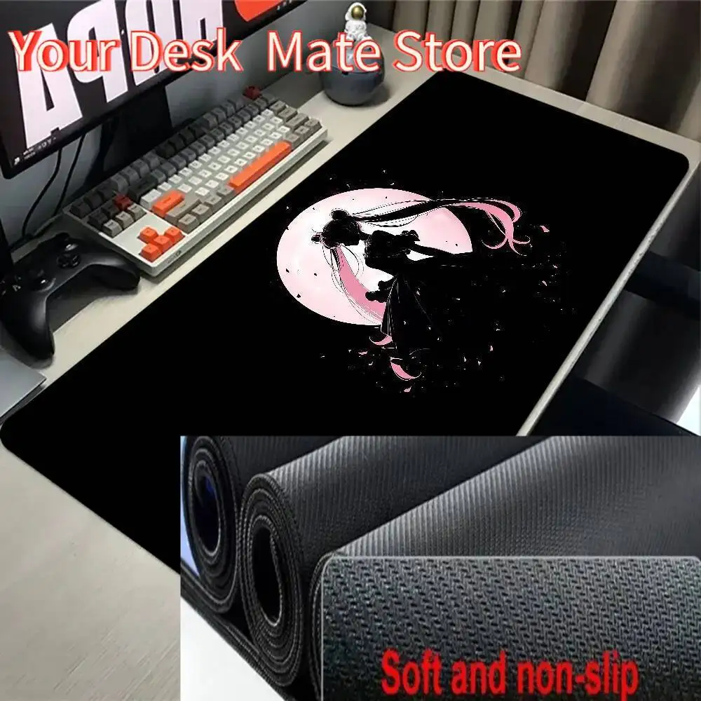Sailor Moon Mouse pad Gaming Keyboard Accessories Pad HD print XXL Size kawaii girl Non-slip for Officer Desk Mat Laptop carpet