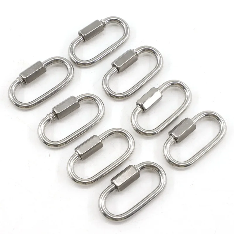 5Set/Bag SS304 Stainless Steel Pulley Block Movable Pulley Connecting Ring Pipe Clamp Telescopic Sunshade Net Installation Kit